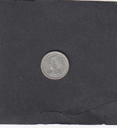 Beschrijving: 10 Cent WILHELMINA